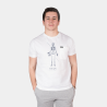 T. Shirt "Vivre" - Manches Courtes - Berugbe - Blanc