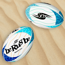 BALLON DE RUGBY - BERUGBE - WAVE BEACH - T4