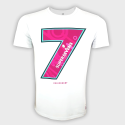 Tshirt Sept - Collection InExtenso Supersevens - 2022 - Homme - Blanc