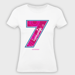 Tshirt Sept - Collection InExtenso Supersevens - 2022 - Femme - Blanc