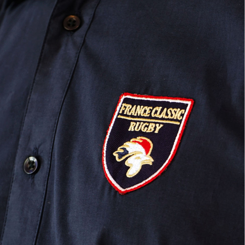 Chemise Angleterre Rugby Union Entraînement - Manches Courtes, Marine, Taille XL