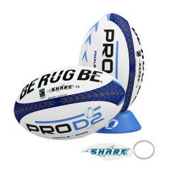 BALLON RUGBY PRO - SHARK - FINALE PRO D2 - BERUGBE