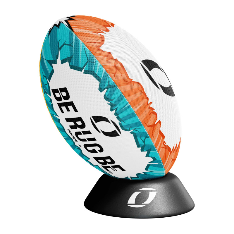 Ballon de rugby BERUGBE enfants  Taille 4 « Funnyz » – Loisirs