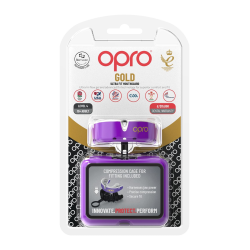 Protège-dents Gold Senior Violet/Blanc
