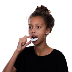 Protège-dents Snapfit Junior blanc