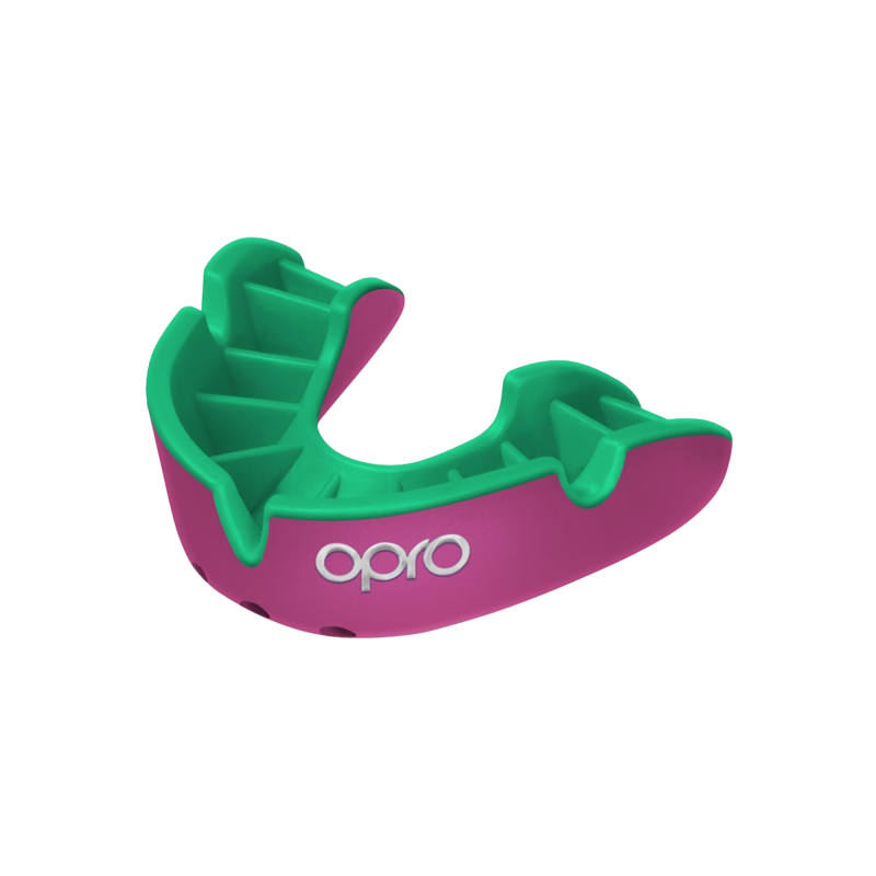 Protège-dents Silver Senior Rose / Vert