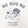 T. Shirt "Cartoon" - Manches Courtes - Berugbe - Blanc