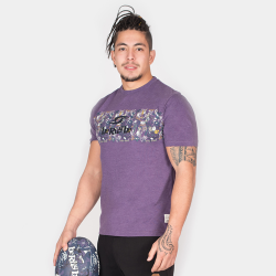 T. Shirt "Aloha" - Manches Courtes - Heather Violet