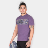 T. Shirt "Aloha" - Manches Courtes - Berugbe - Heather Violet