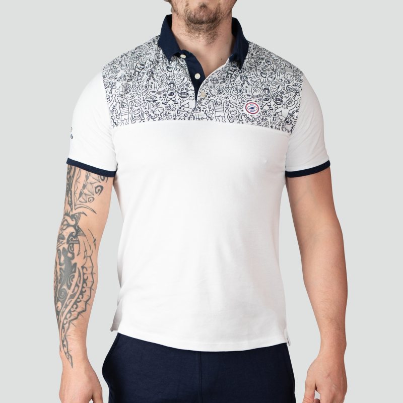 Polo Urban - Collection InExtenso Supersevens - Blanc 