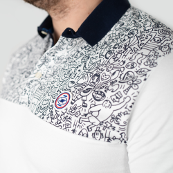Polo Urban - Collection InExtenso Supersevens - Blanc